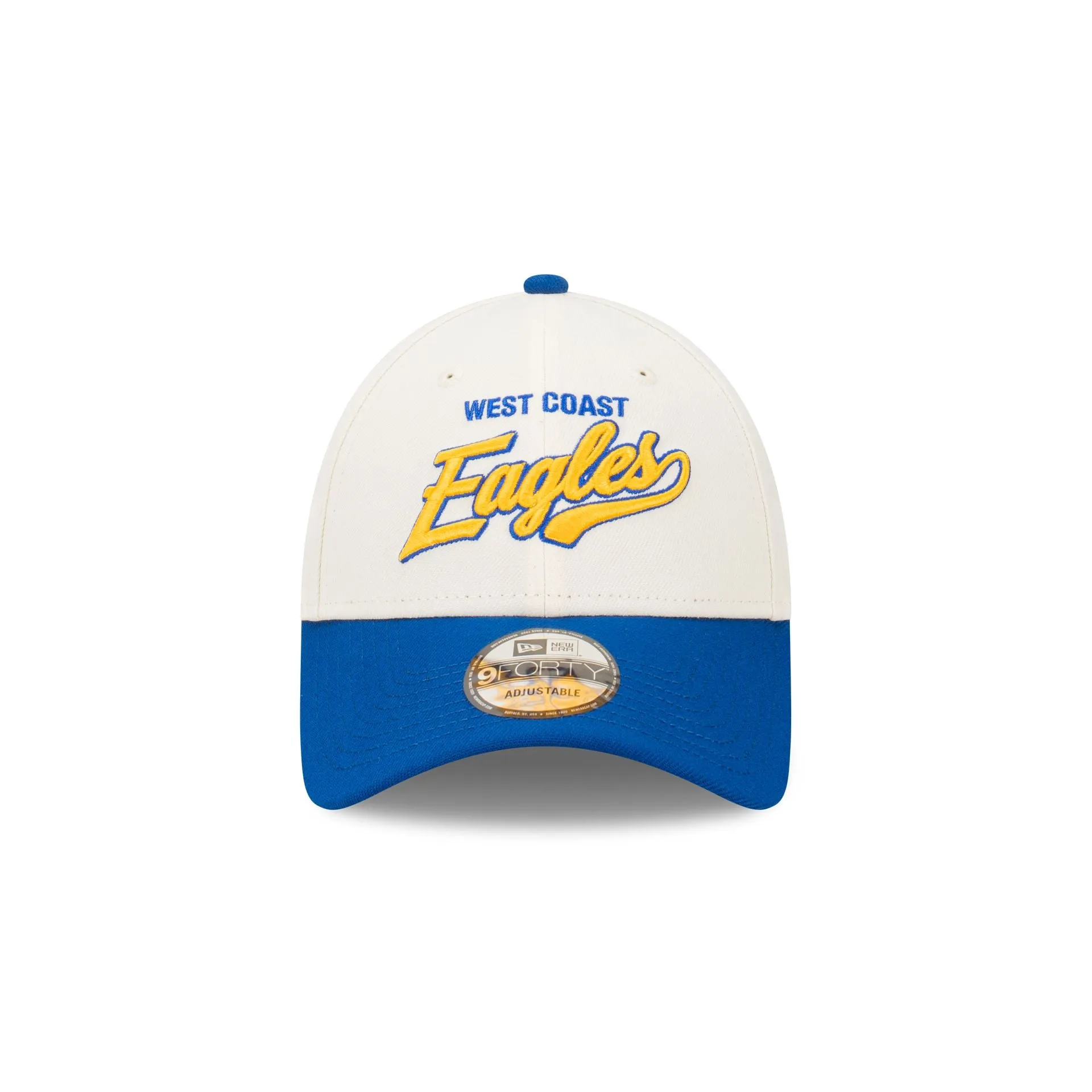 West Coast Eagles AFL Supporter Two-Tone Script 9FORTY Snapback