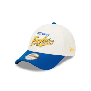 West Coast Eagles AFL Supporter Two-Tone Script 9FORTY Snapback