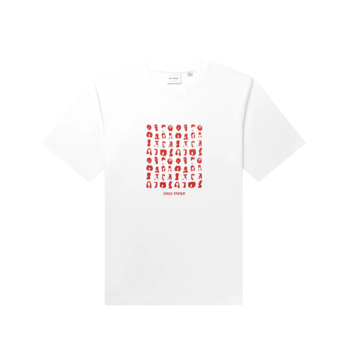 White Hair Grid T-Shirt