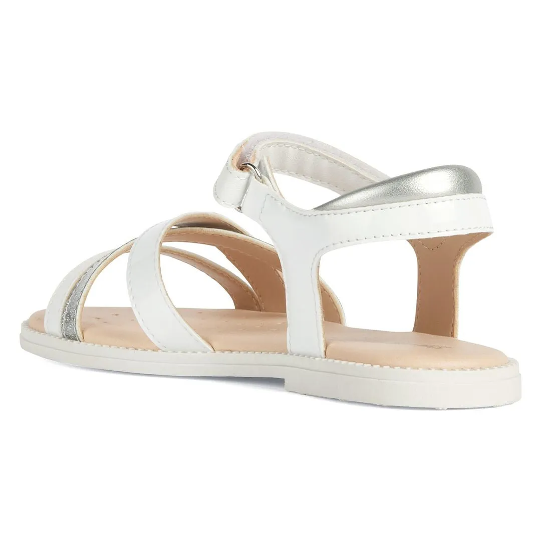 White Karly Summer Sandals