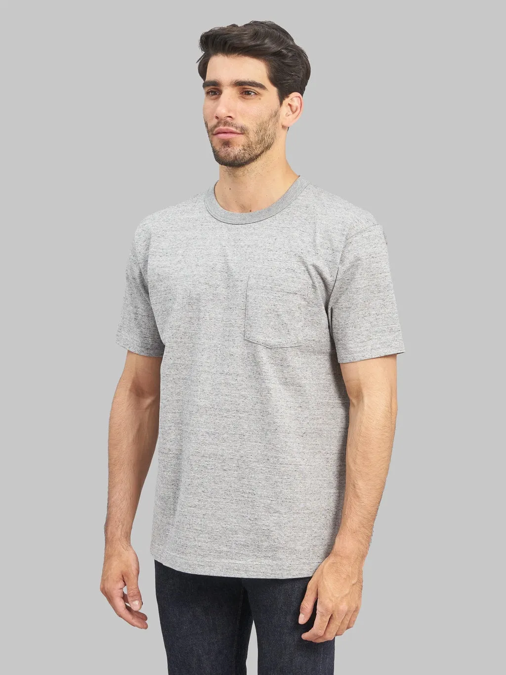 Whitesville Heavyweight Pocket T-Shirt Heather Grey