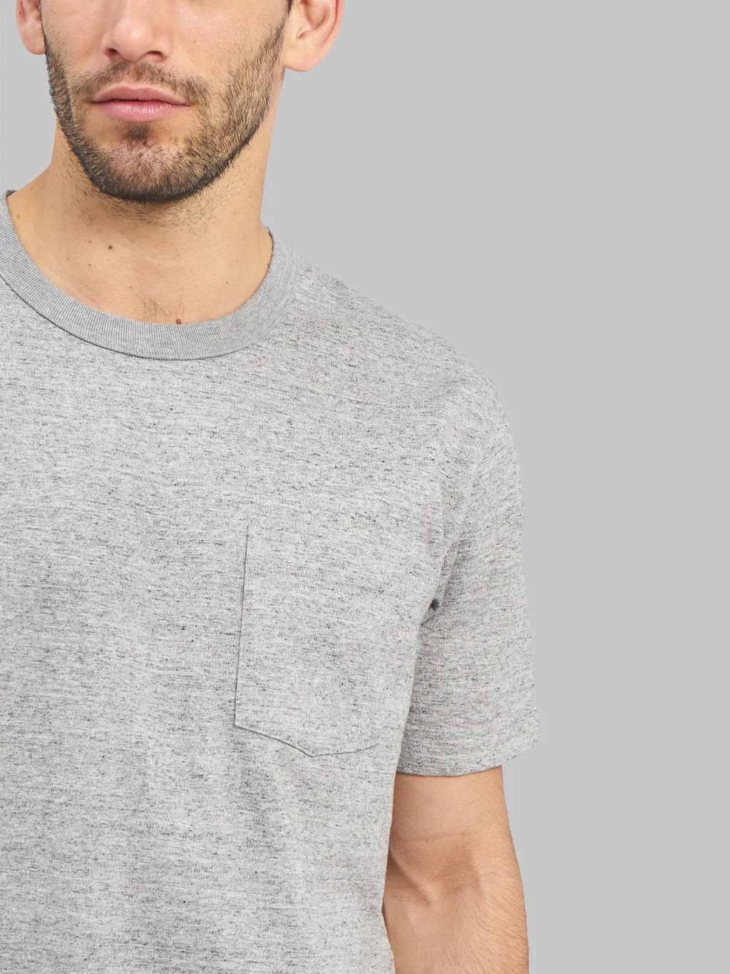 Whitesville Heavyweight Pocket T-Shirt Heather Grey