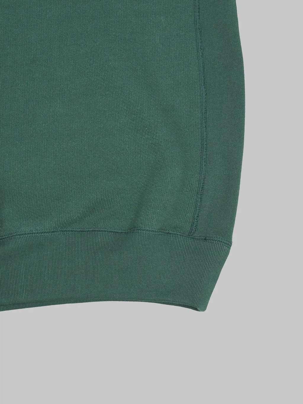 Wonder Looper Pullover Crewneck 876gsm Double Heavyweight French Terry Green